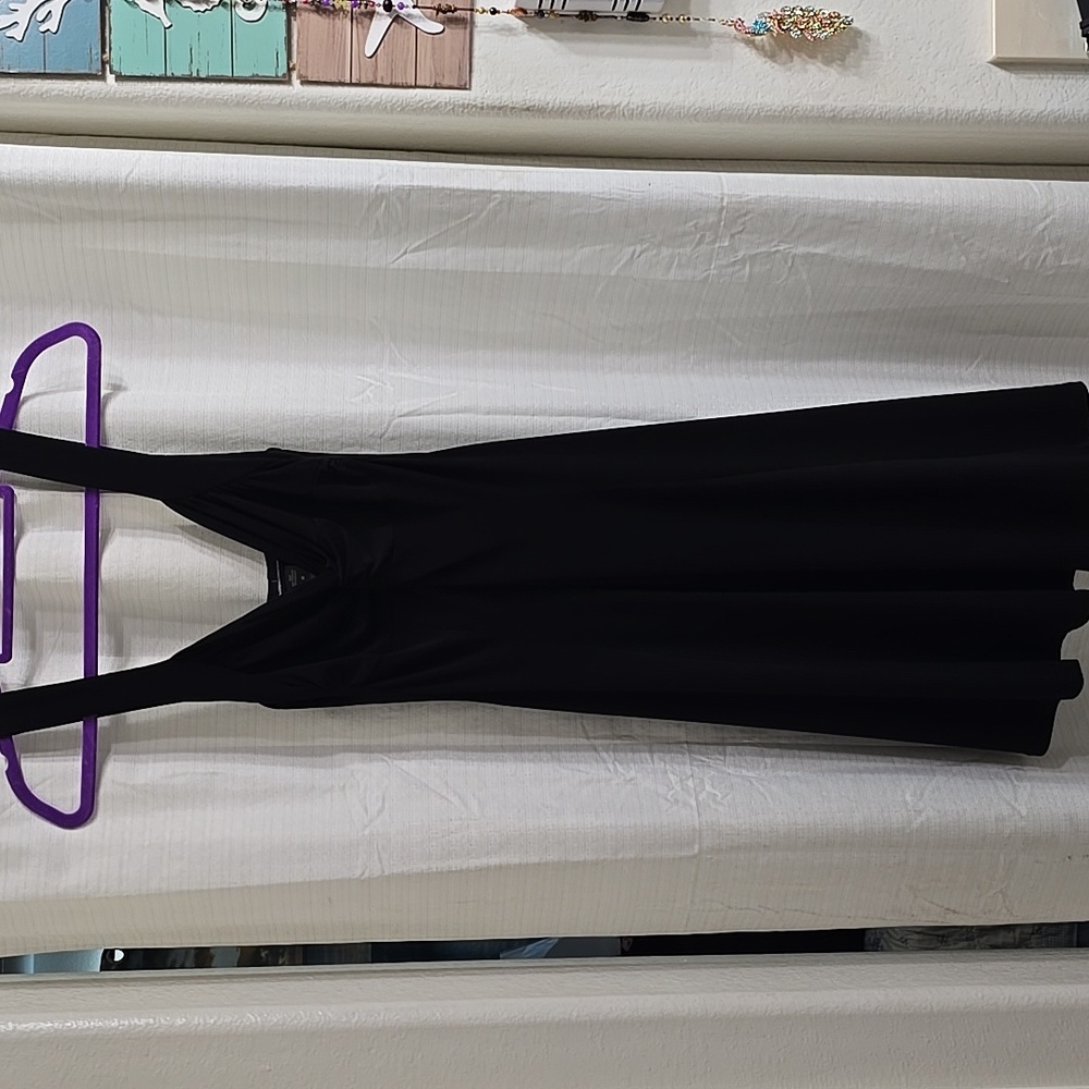 Moda International Black Midi Dress